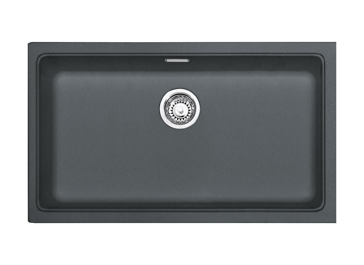 Zlewozmywak Franke Kubus KBG 110-70 - grafitowy - granitowy - do podbudowy