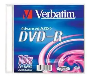 Płyta Verbatim DVD-R Advanced AZO Slim Case 1szt.