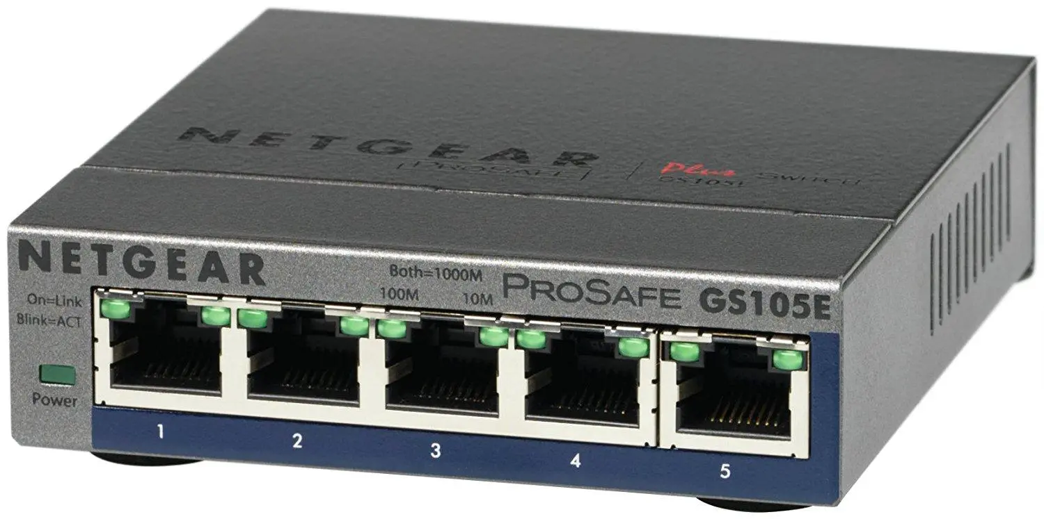 Switch Netgear GS105E Szary