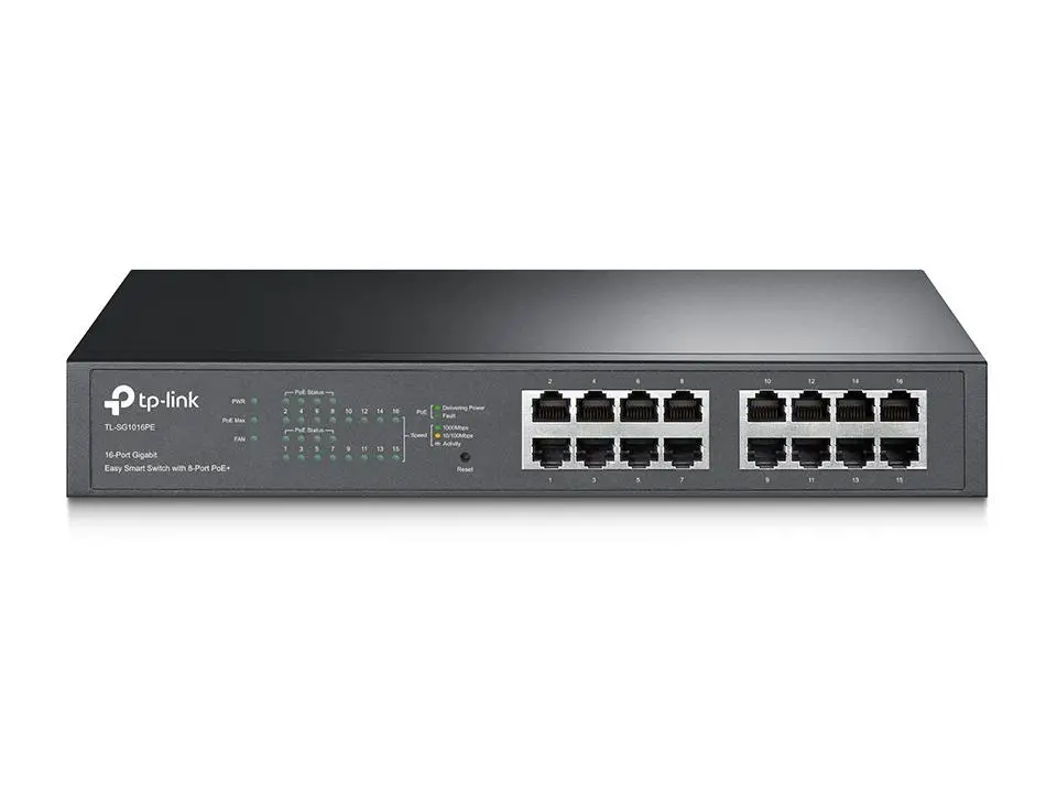 Switch TP-LINK TL-SG1016PE Czarny