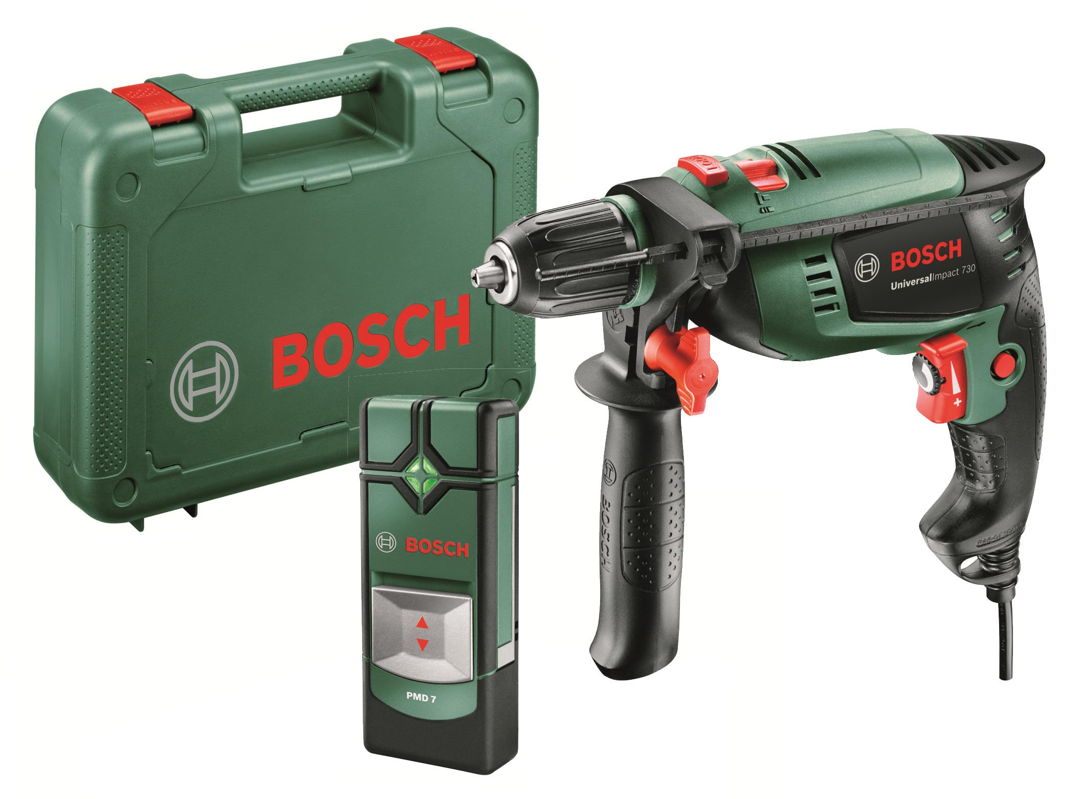 Bosch UniversalImpact 730 (060313100C) + detektor PMD 7
