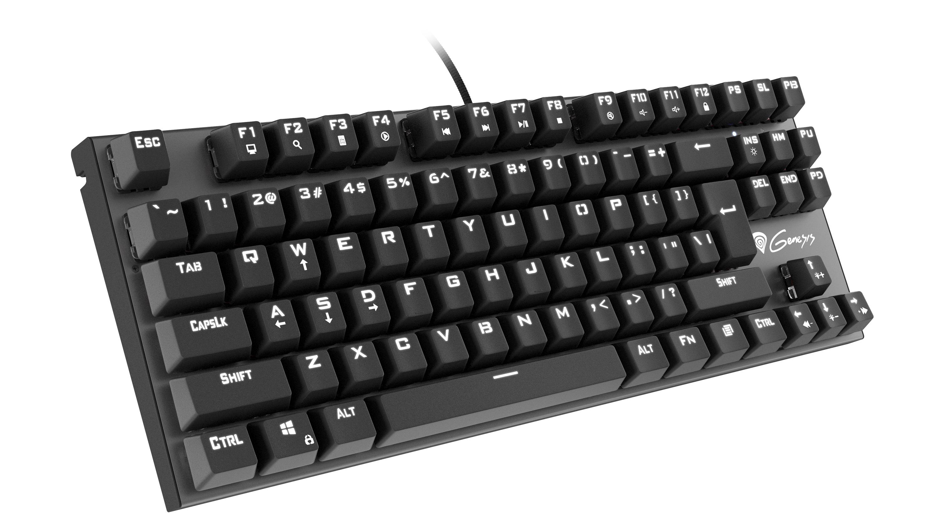Klawiatura mechaniczna Genesis Thor 300 TKL - Outemu Red