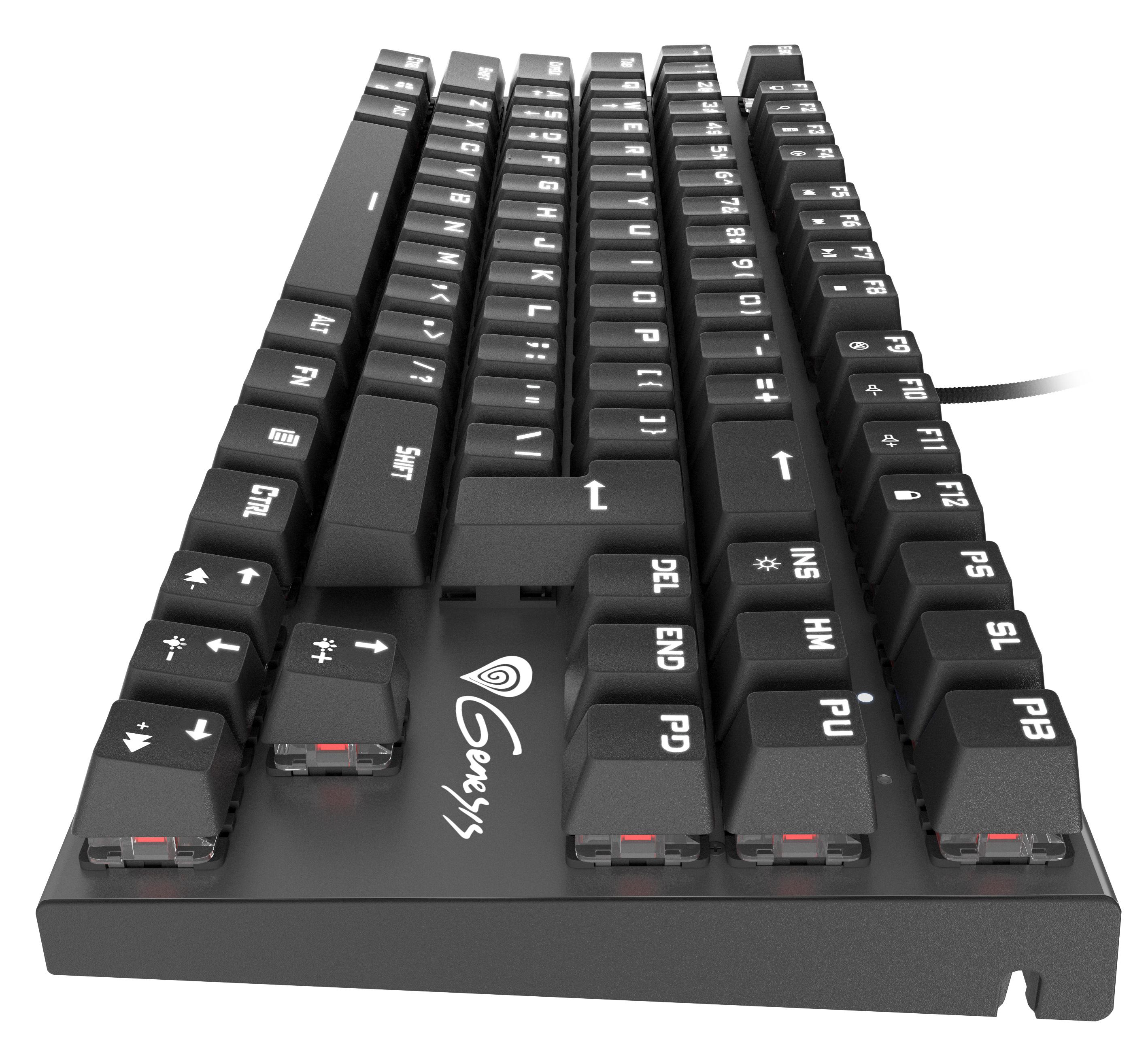 Klawiatura mechaniczna Genesis Thor 300 TKL - Outemu Red