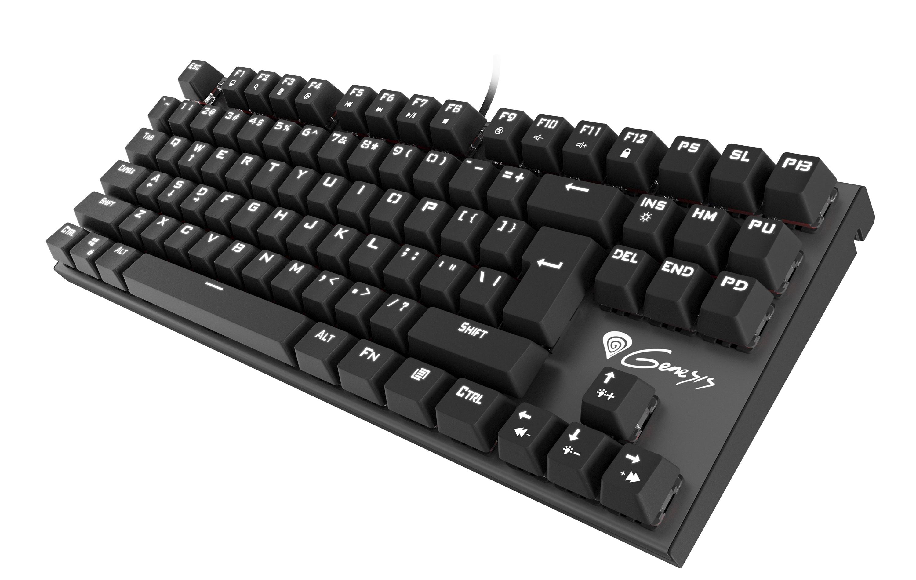 Klawiatura mechaniczna Genesis Thor 300 TKL - Outemu Red