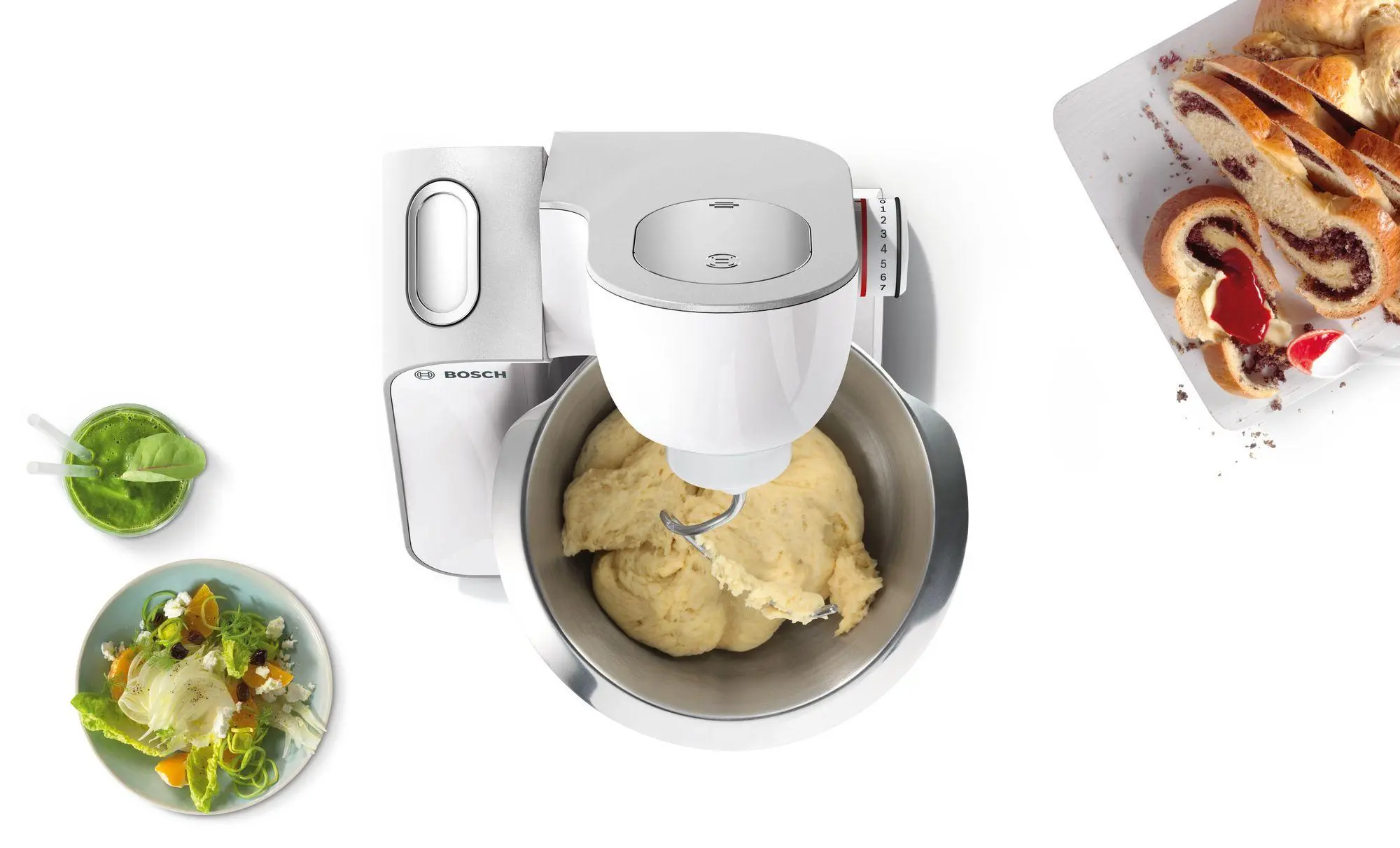Robot kuchenny Bosch MUM58259 Z maszynką do mięsa Rozdrabniaczem z 4 tarczami Silnik 1000W