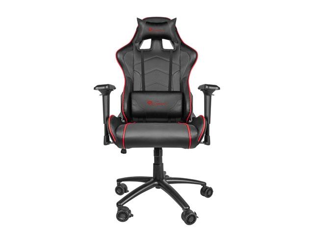 Fotel Genesis Nitro 880  - gamingowy - czarny - skóra ECO - do 150kg