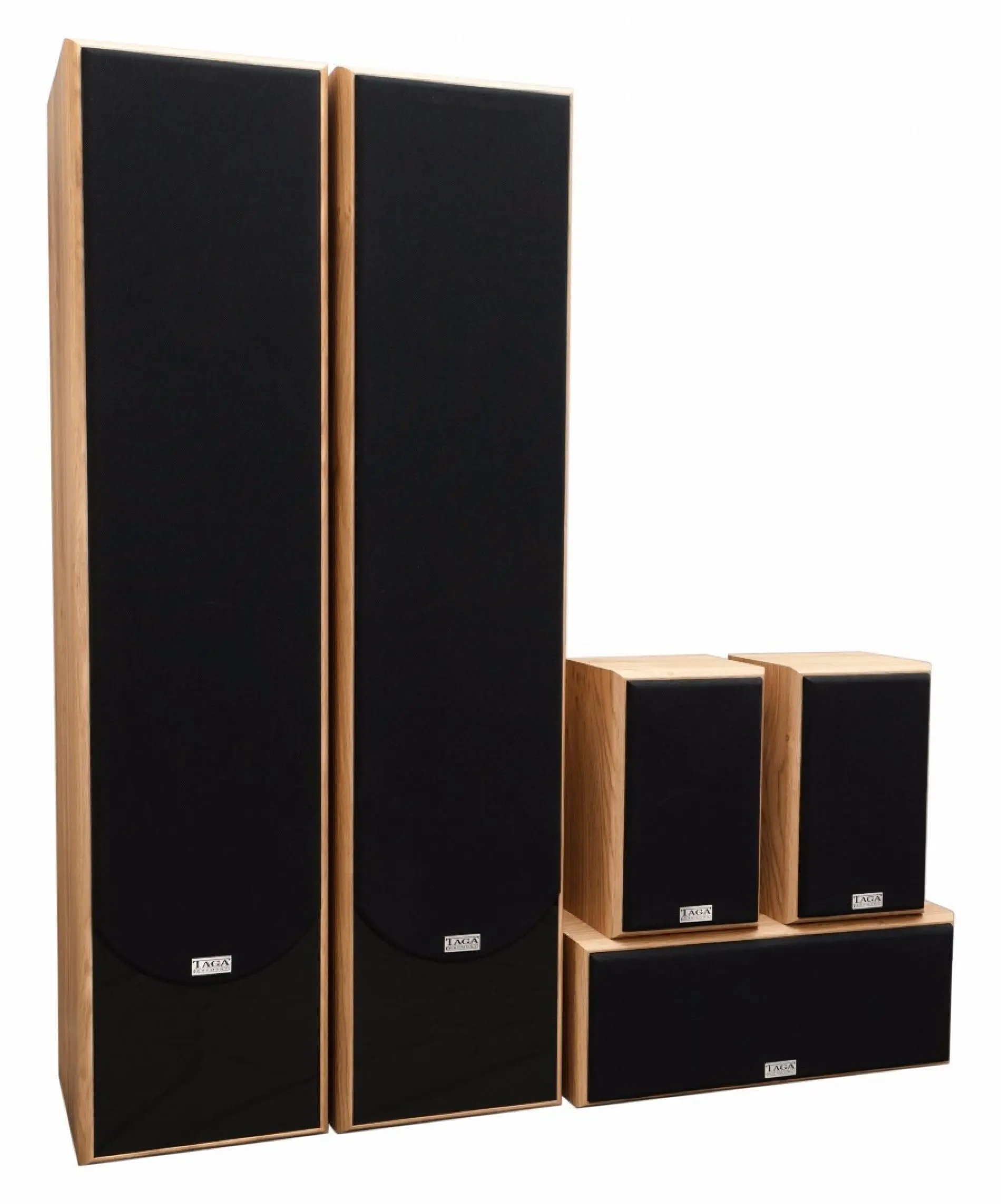 Zestaw kolumn Taga Harmony TAV-606 v.3 Dąb
