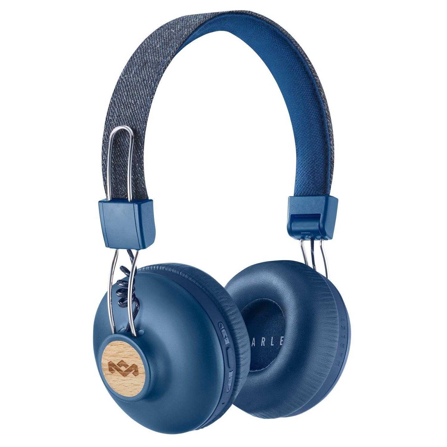 Słuchawki bezprzewodowe House of Marley Positive Vibration 2 Wireless Nauszne Bluetooth 4.2 Denim