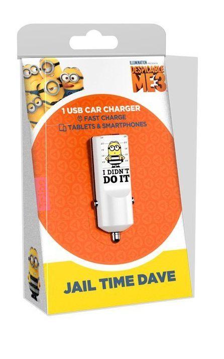 Ładowarka samochodowa Tribe CCR12102 Minionki Jail