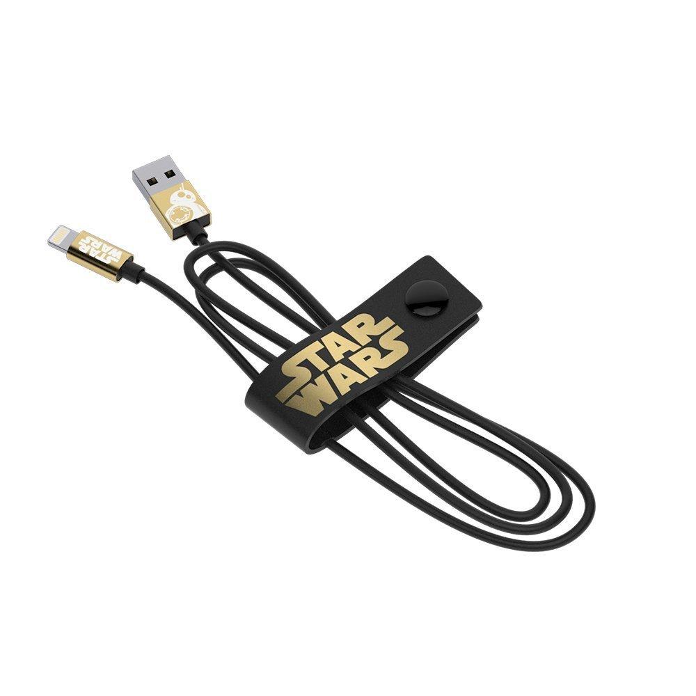 Kabel Tribe CLR23008 Gwiezdne Wojny Gold kabel lightning Mfi 120 cm BB-8