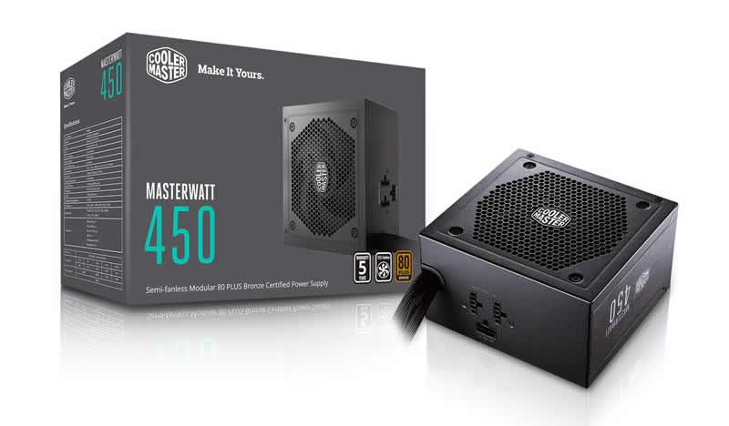 Zasilacz Cooler Master MasterWatt 450W 80+ Bronze