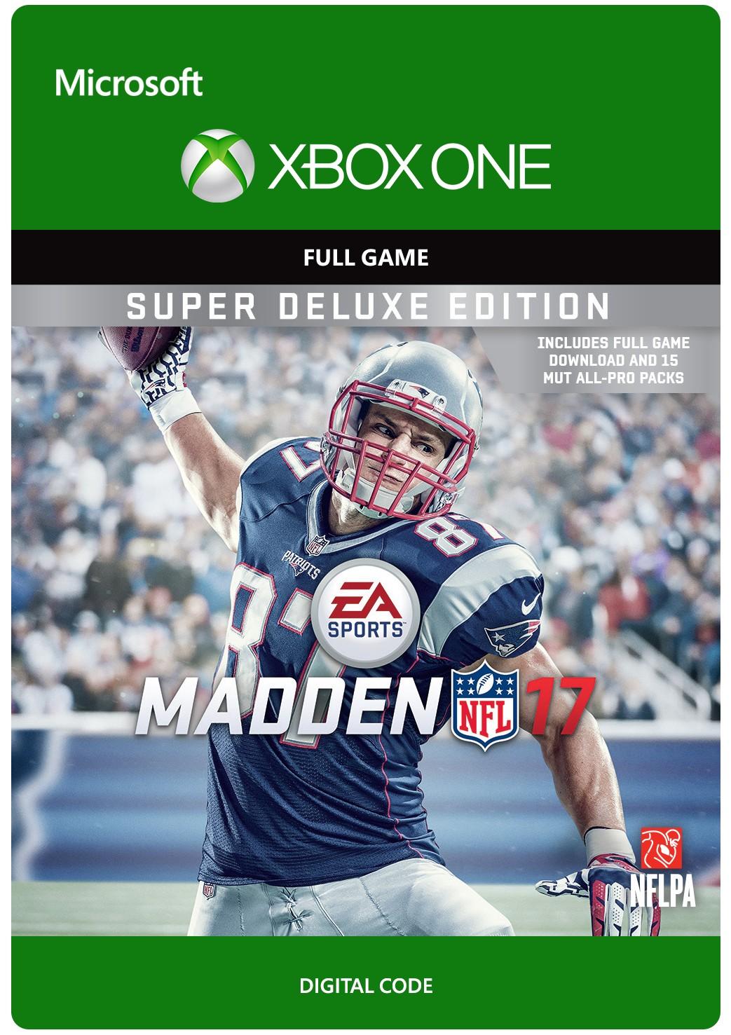 Madden NFL 17 - Edycja Super Deluxe [kod aktywacyjny] Xbox One / Xbox Series X/S