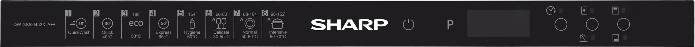 Zmywarka Sharp QW-GS52I452X-DE