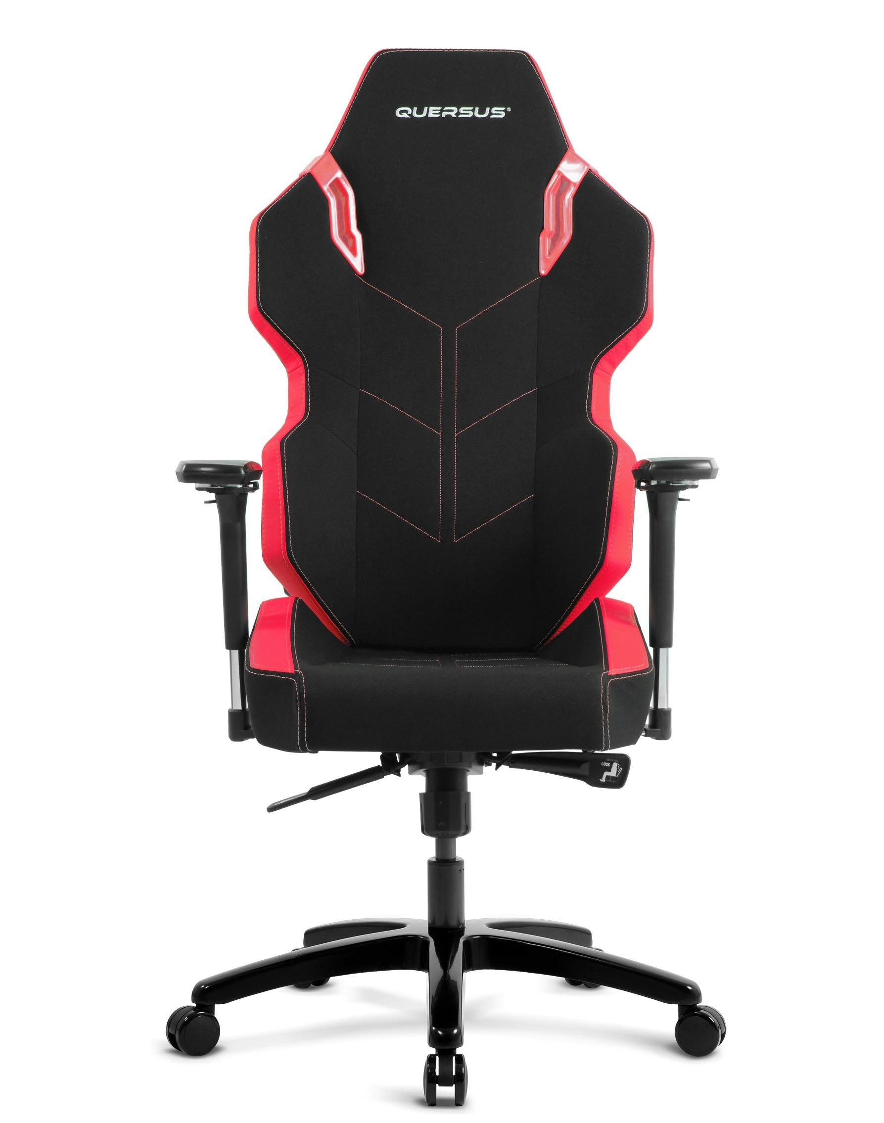 Fotel Quersus E301/XR - EVOS 301 (czarno-czerwony)