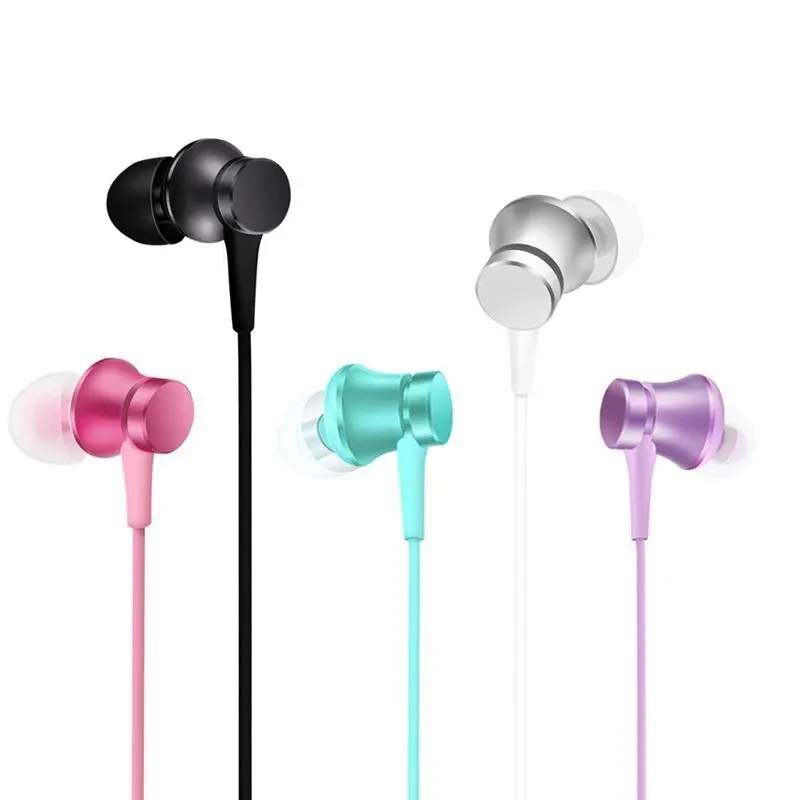 Słuchawki przewodowe Xiaomi Mi Piston Basic Dokanałowe Mikrofon Srebrny