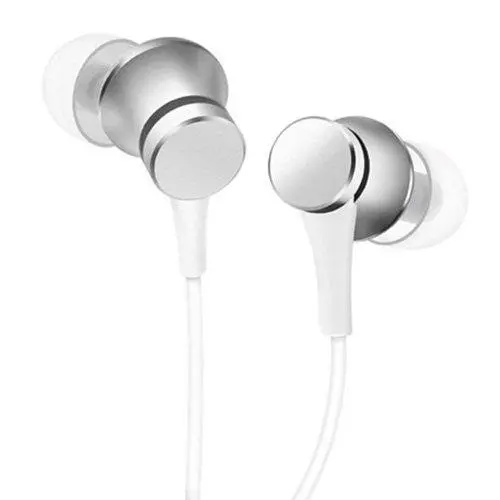 Słuchawki przewodowe Xiaomi Mi Piston Basic Dokanałowe Mikrofon Srebrny
