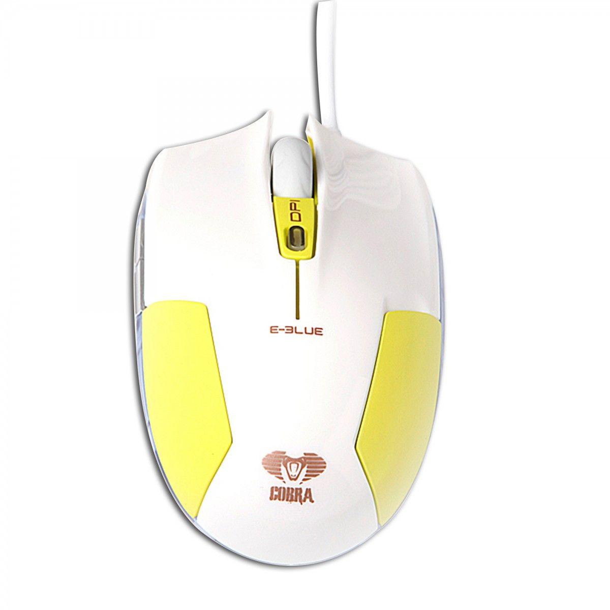 Myszka gamingowa E-BLUE Cobra S Biało-zielony