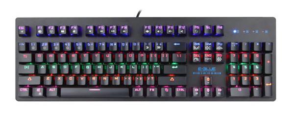 Klawiatura mechaniczna E-BLUE EKM757  - czarna