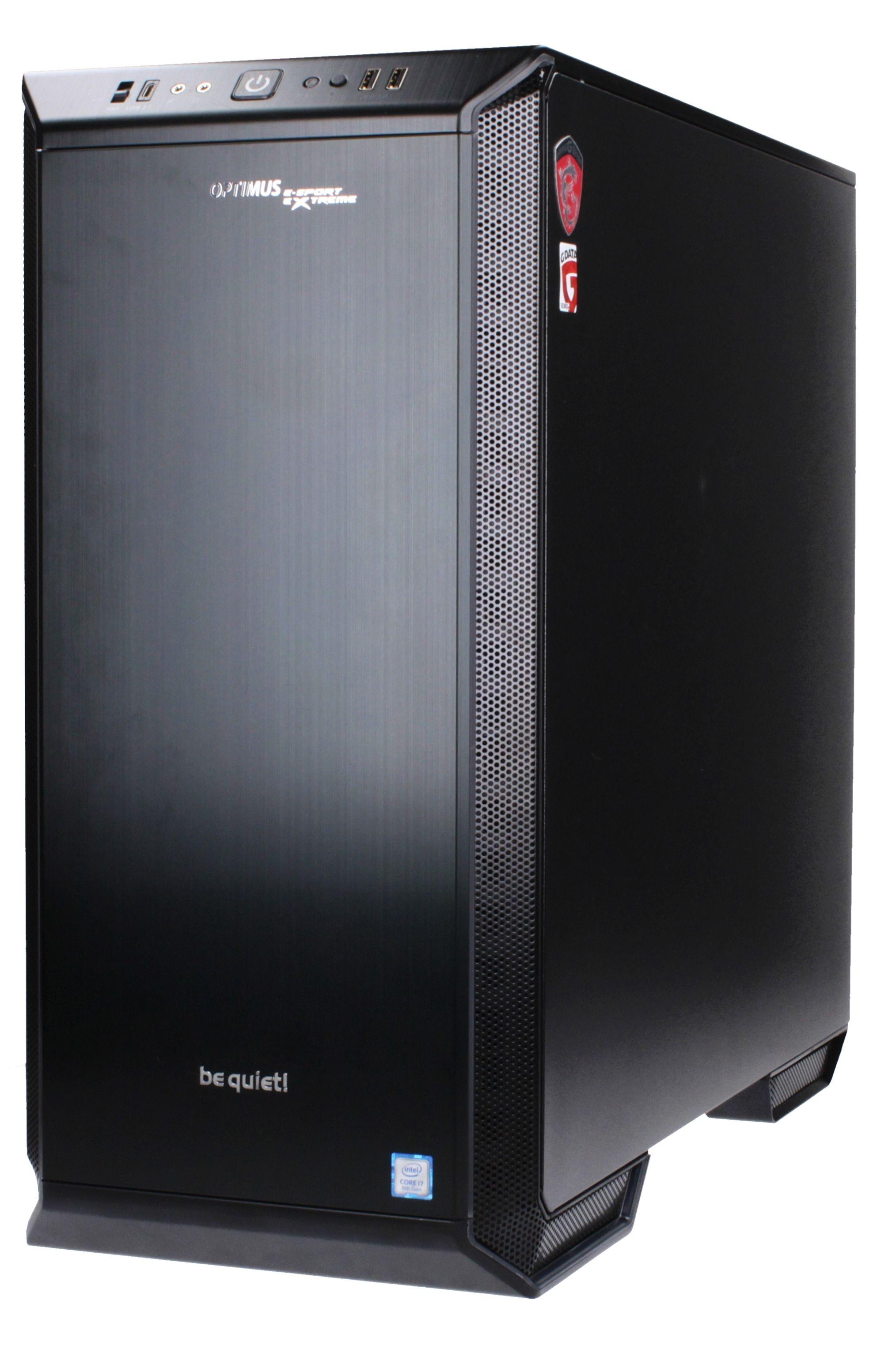 Optimus E-sport Extreme MZ370T-BQ3 Intel® Core™ i7-8700K 16GB 2TB 275GB SSD GTX1080 W10