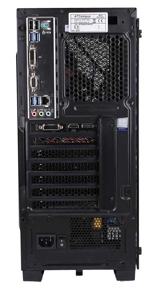 Optimus E-Sport Extreme Intel® Core™ i5-7400 8GB 1TB 180GB SSD GTX1050Ti W10