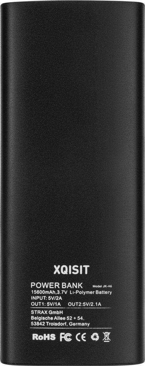 Powerbank Xqisit 2xUSB 15600 mAh (czarny)