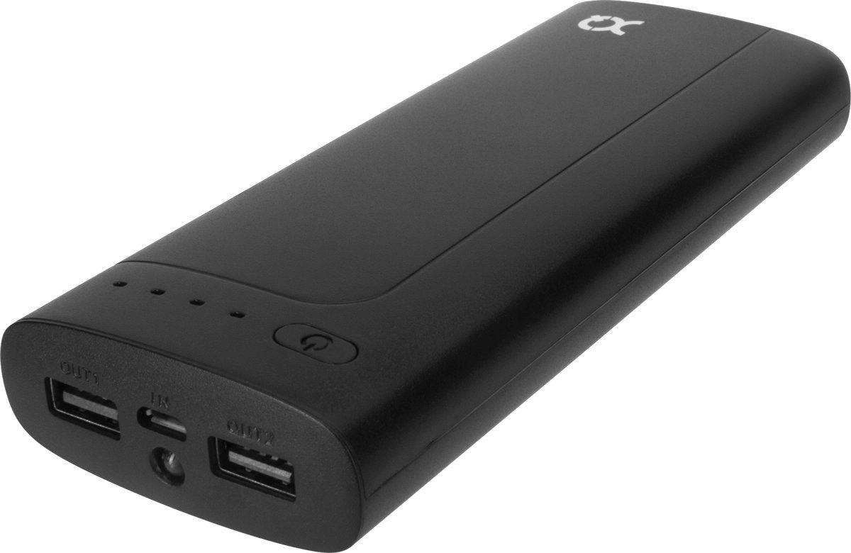 Powerbank Xqisit 2xUSB 15600 mAh (czarny)
