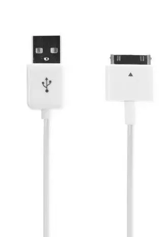 Kabel Xqisit Charge & Sync 30 Pin-USB A Biały