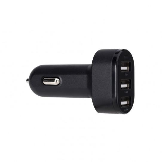 Ładowarka samochodowa Xqisit Car Charger 5,8A Triple USB (czarny)