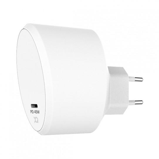 Xqisit Travel Charger 45W USB-C (biały)