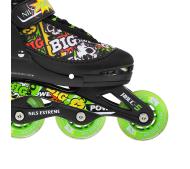 Nils Extreme NJ2117A rozmiar L 38-41 (czarno-zielony), Rolki Nils Extreme NJ2117A rozmiar L 38-41 (czarno-zielony), Rolki
