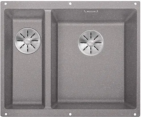 Zlewozmywak Blanco SUBLINE 340/160-U 523560 Komora z prawej strony Granitowy Alumetalik