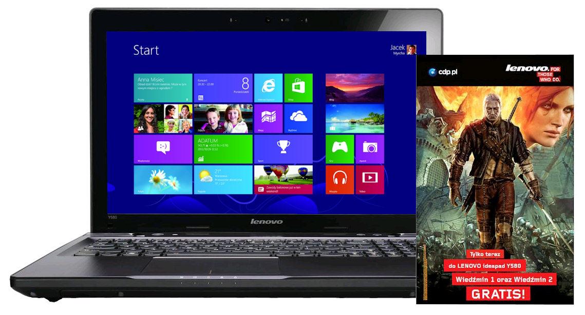 Lenovo IdeaPad Y580 15,6" Intel® Core™ i7-3630 8GB RAM  1TB Dysk  GTX660 Grafika Win8 + gra