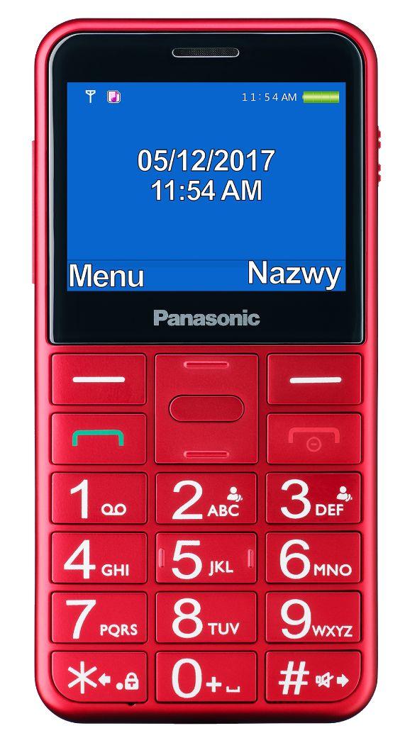 Telefon Panasonic KX-TU150 (czerwony)