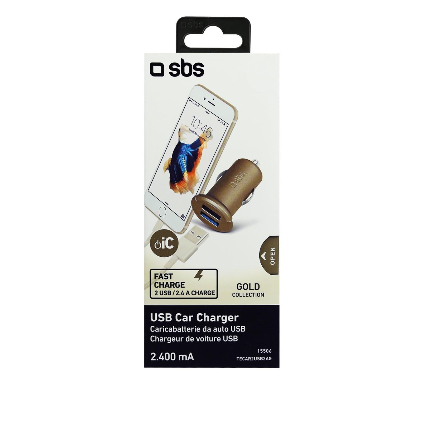 Ładowarka samochodowa SBS TECAR2USB2AG