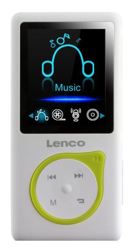 Odtwarzacz MP3 Lenco Xemio-668 (limonkowy)