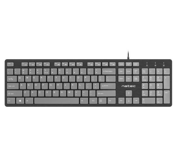 klawiatura komputerowa Natec Discus (czarno-szara)
