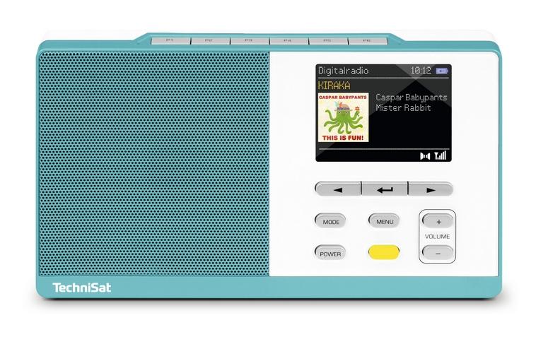 Radioodbiornik TechniSat DigitRadio Kira 1 (jasnoniebieski-biały)