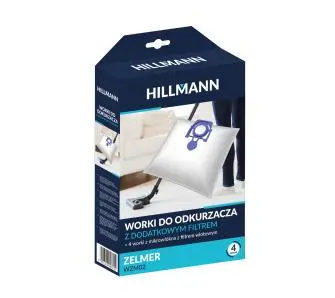 Worki do odkurzacza HILLMANN WZM02 4szt. + filtr