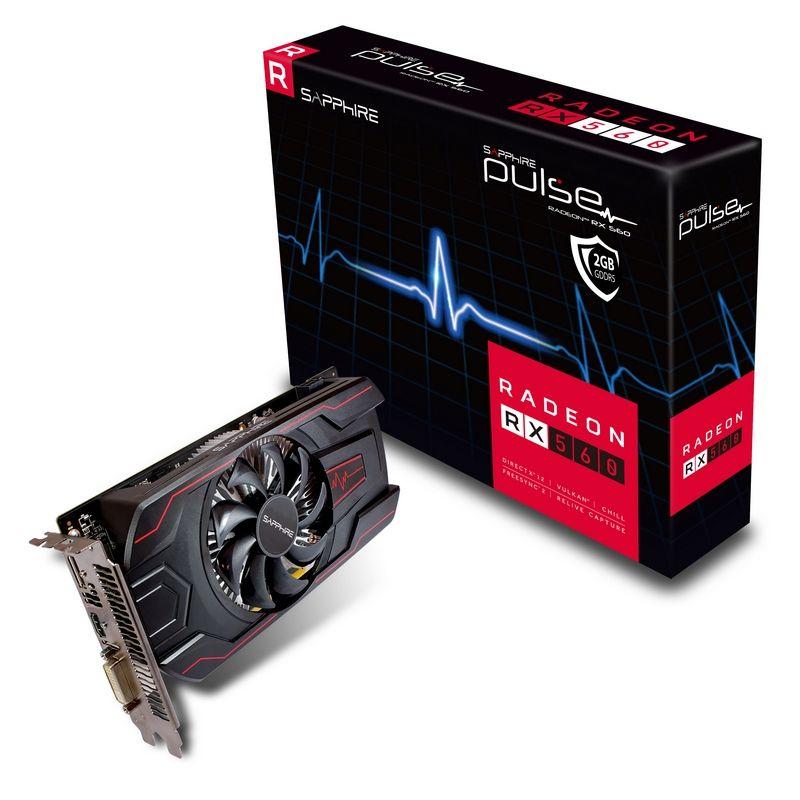 Sapphire technology Pulse Radeon RX 560 2GB GDDR5 128bit