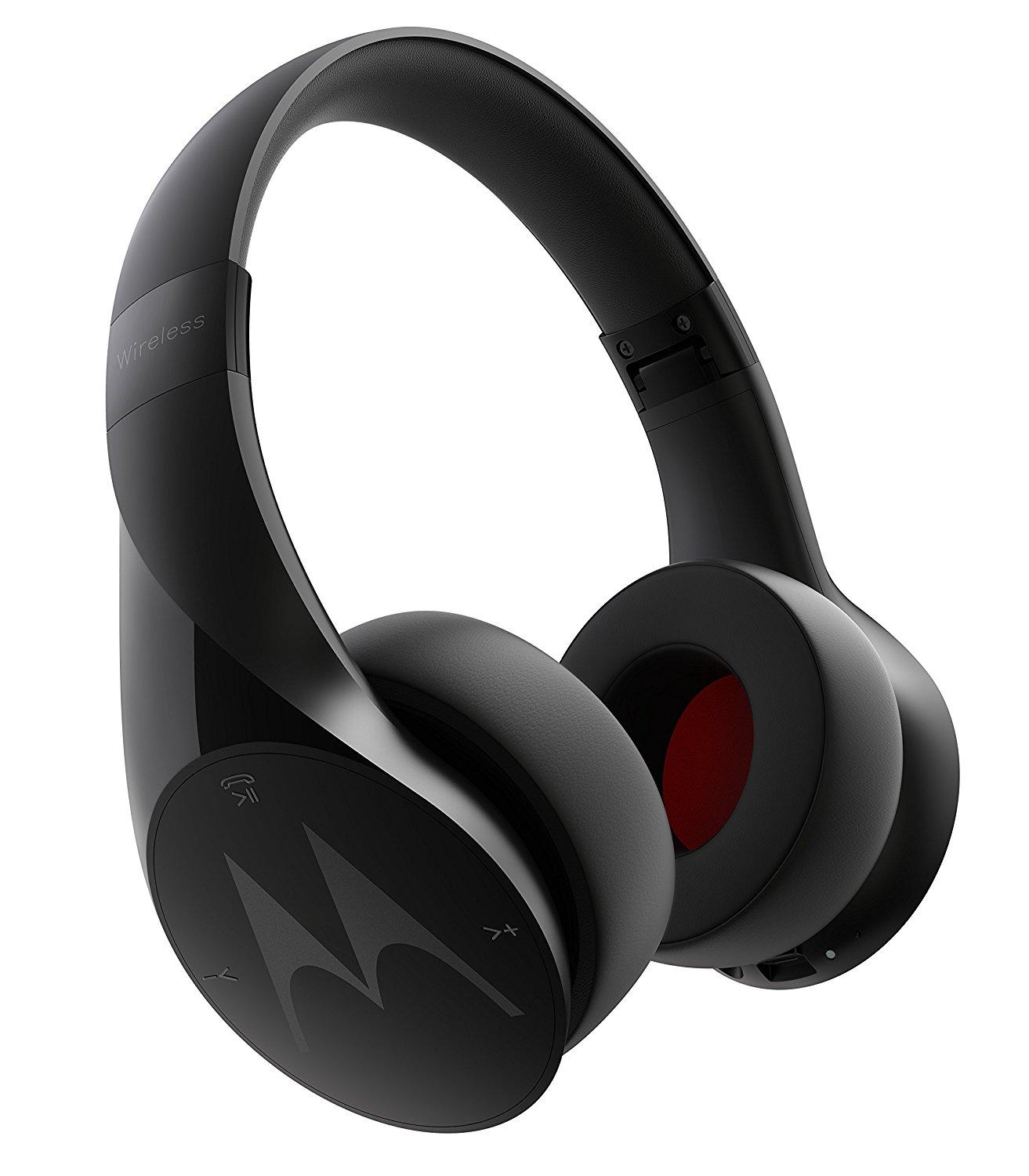 Słuchawki bezprzewodowe Motorola Pulse Escape - nauszne - Bluetooth 4.1 - czarny