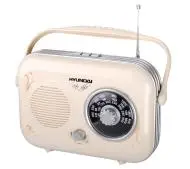 Hyundai Retro PR 100B Radio FM Beżowy