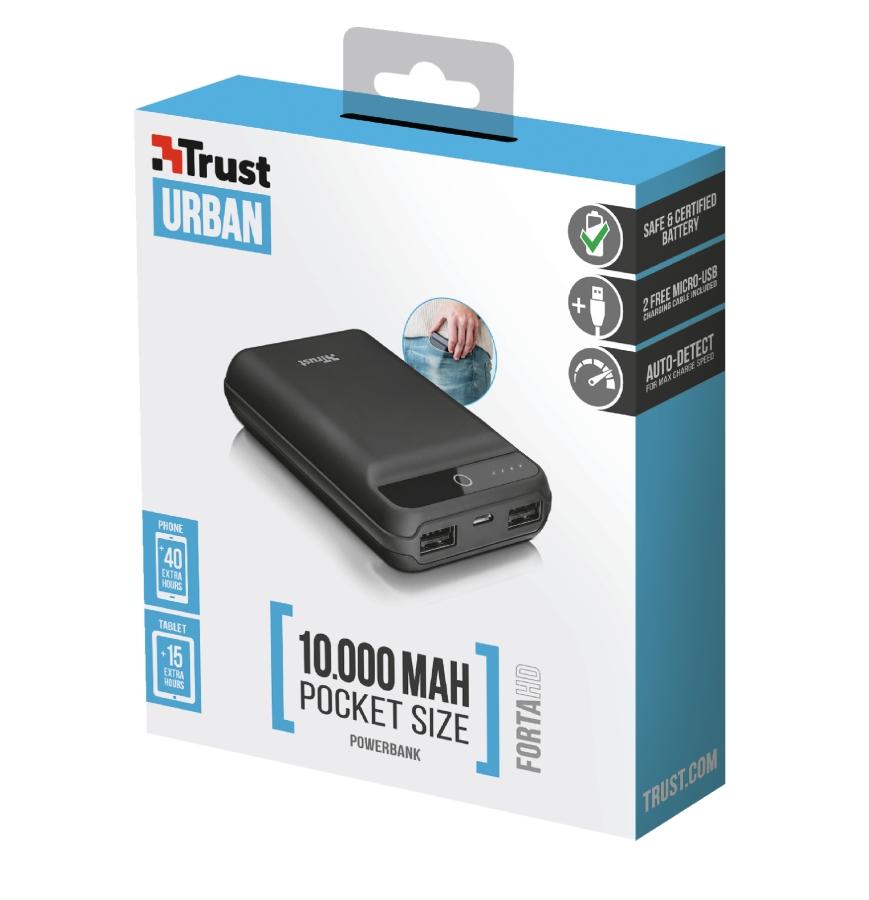 Powerbank Trust 22570 FORTA HD 10000
