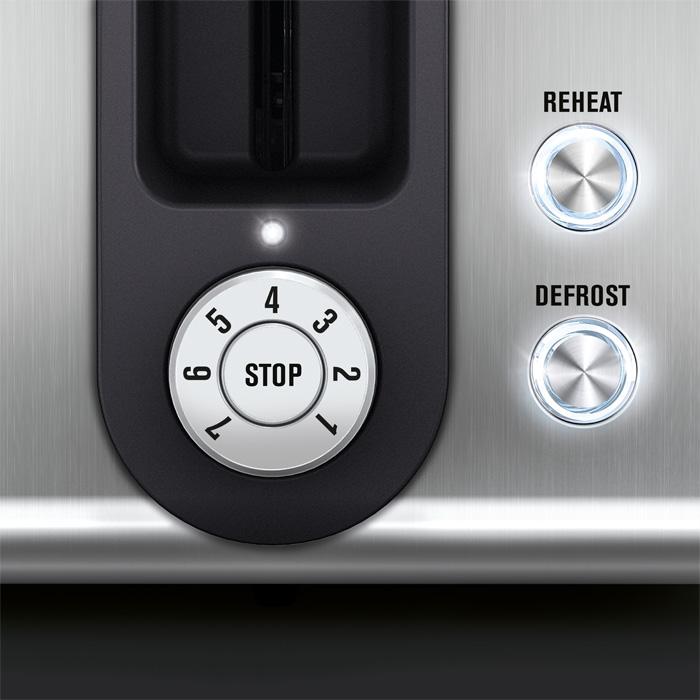 Toster Electrolux EAT7700W Rozmrażanie 850W