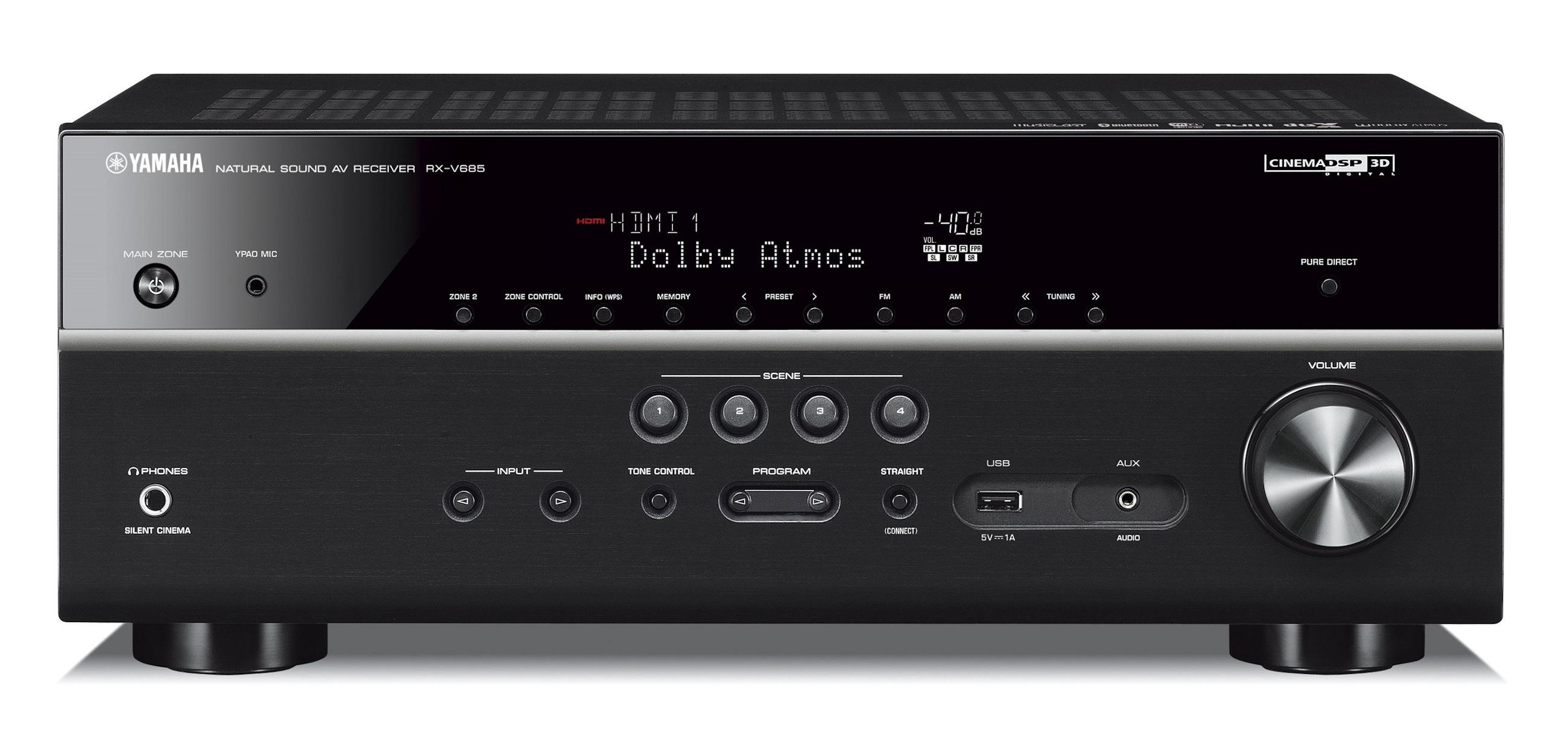 Amplituner Yamaha MusicCast RX-V685 (czarny)