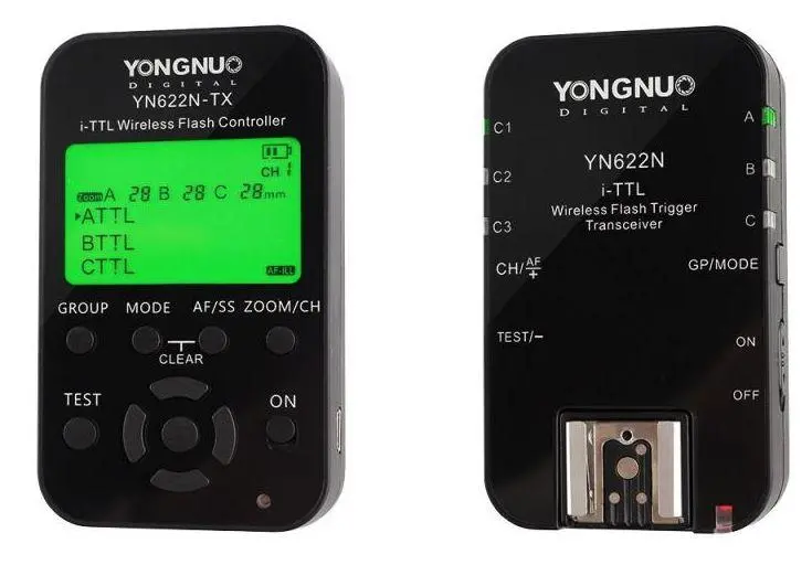 Zestaw do wyzwolenia Yongnuo YN-622C KIT LCD