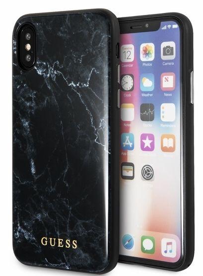 Etui Guess GUHCPXHYMABK iPhone X (czarny)