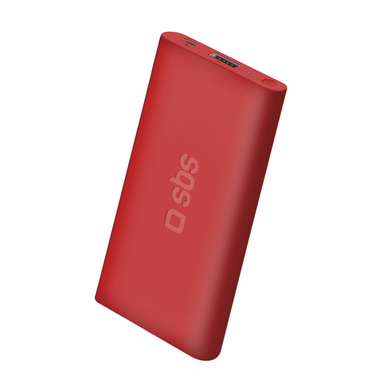 Powerbank SBS TEBB40001UR 4000mAh li-polimer (czerwony)