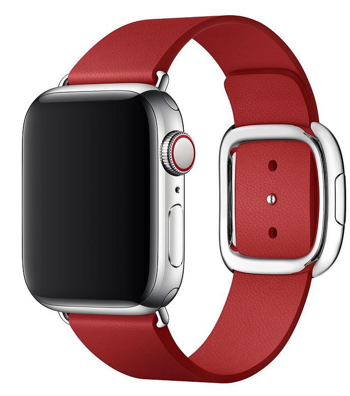 Apple Pasek Apple Watch 40mm (Product)Red z klamrą nowoczesną rozm.M (rubinowy)