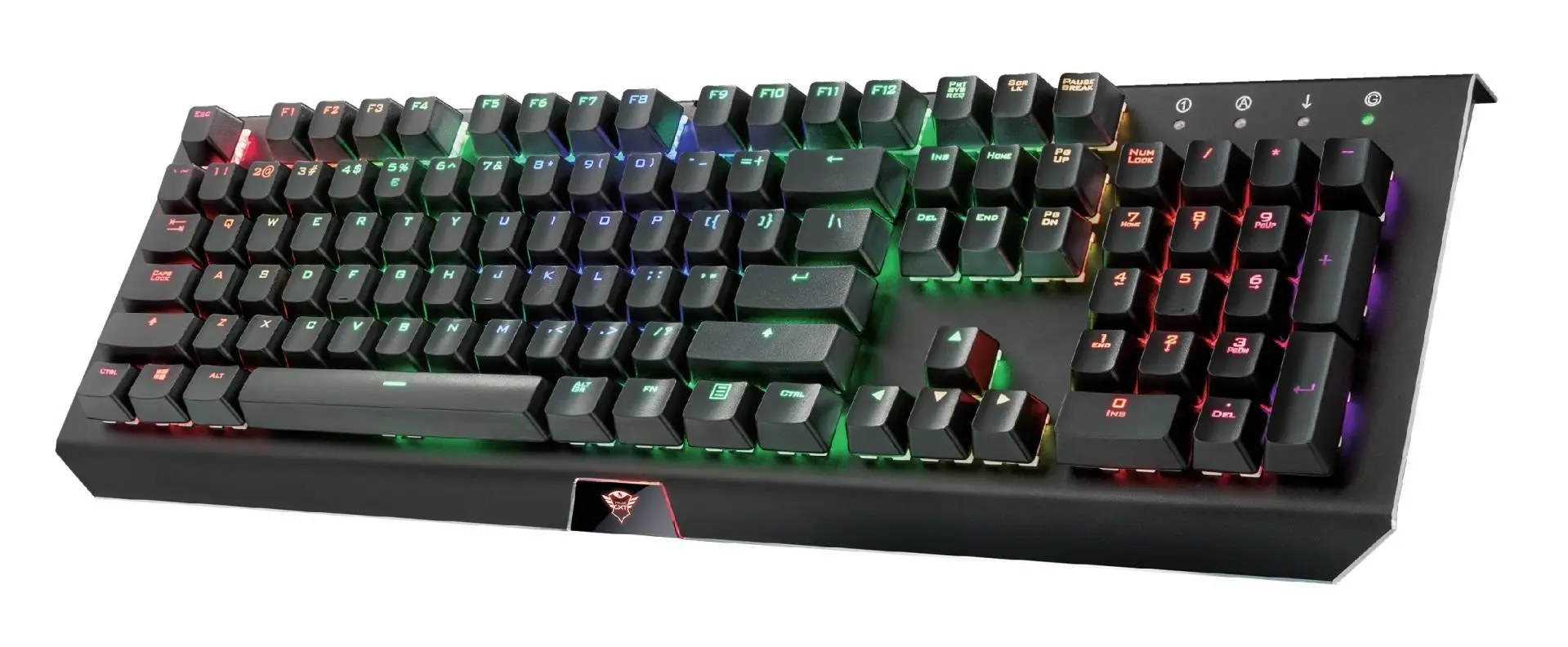 Klawiatura mechaniczna Trust GXT890 Cada RGB Czarny