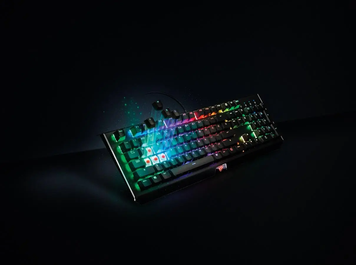 Klawiatura mechaniczna Trust GXT890 Cada RGB Czarny